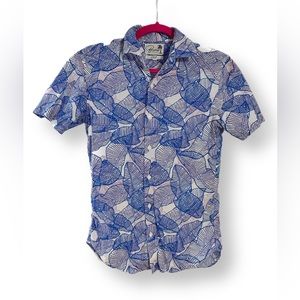 Bonobos Palm Print XS Slim Button-Up